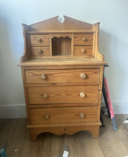 Hand made pine drawer chest - 7,