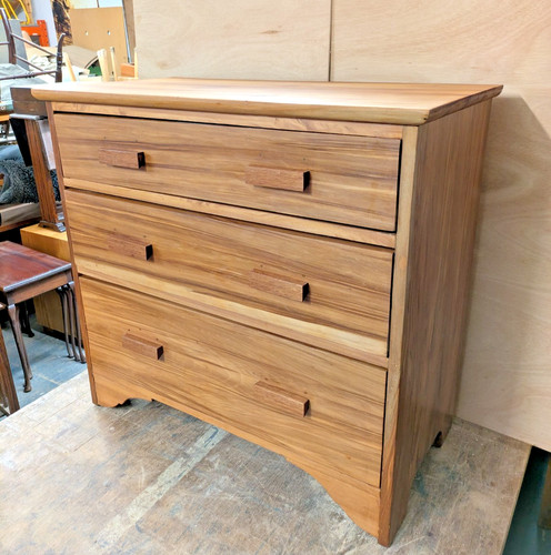 Antique pine chest drawers - antique,