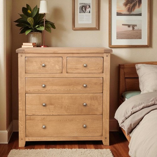 Chest drawers oak pine - chest,