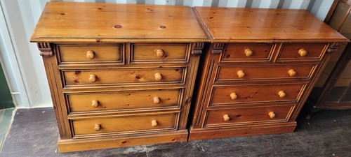 Pair large vintage - vintage, pine