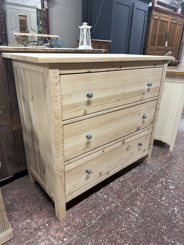 Stripped pine chest drawers - stripped, of