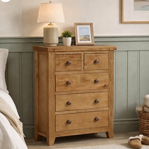 Oak wood drawer chest - drawer,