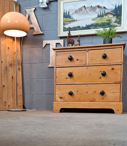 Chest drawers old pine - ~,