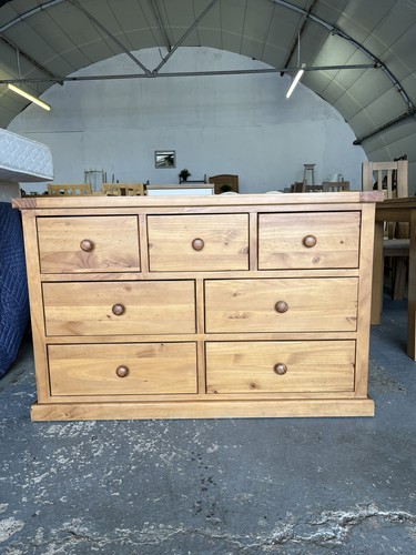 Solid pine chest large - pine,