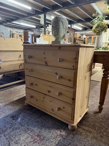 Stripped pine chest - pine,