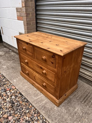 Solid pine chest - solid, drawers
