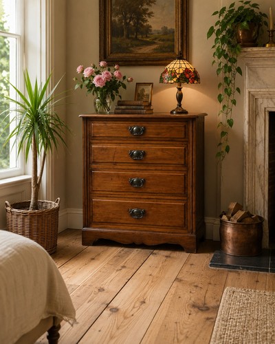 Antique mahogany chest - mahogany, of