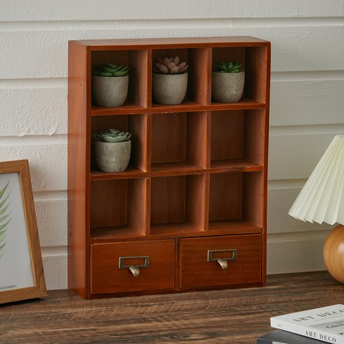 Rustic wooden wall storage - wall,
