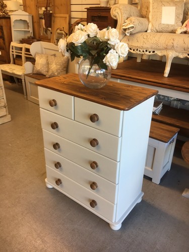 Painted solid 100 pine - painted, chest