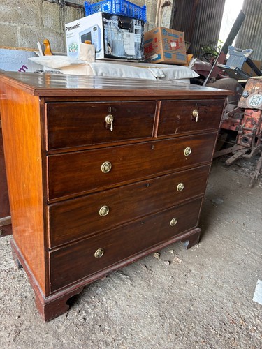Large chest drawers brown - drawers,
