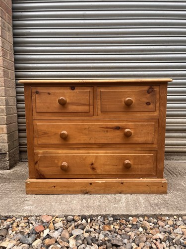 Solid pine chest drawers - pine,