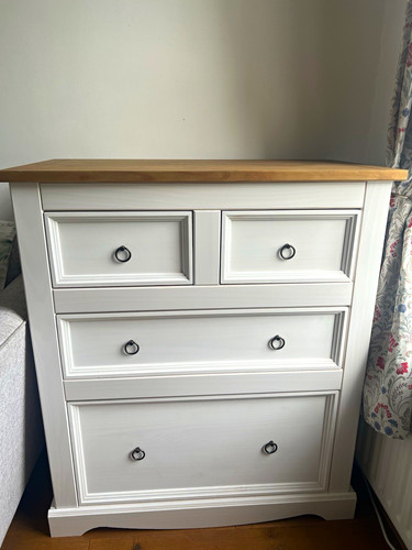 Solid pine wood chest - solid,