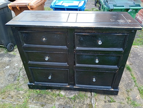 Solid pine chest - solid, drawers