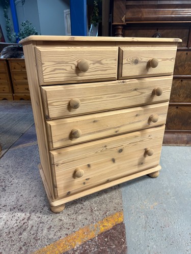 Stripped pine chest drawers - of,