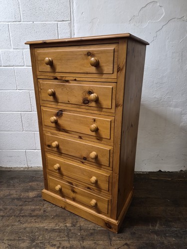 Vintage style pine chest - style,