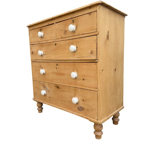 Victorian pine chest - pine,