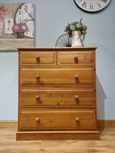Solid pine chest - solid, drawers