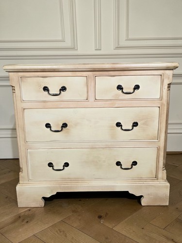 Antique style pine chest - pine, of
