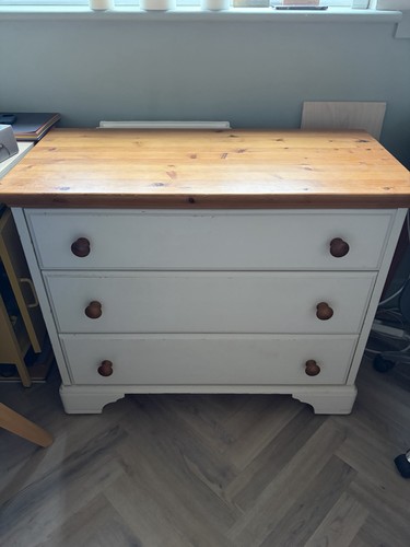 Solid pine chest drawers - solid,