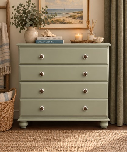 Refinished solid pine chest - pine,