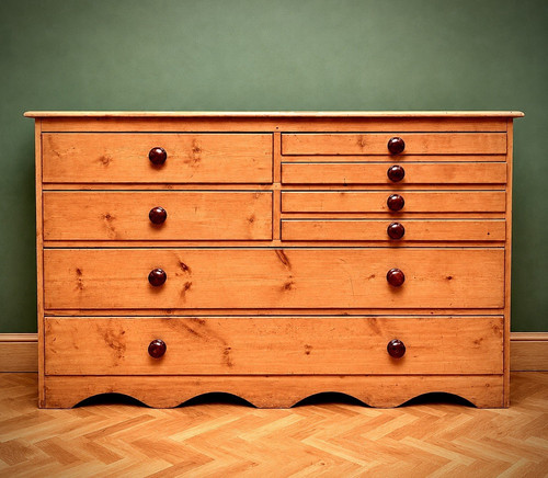 Drawer antique pine - 8,